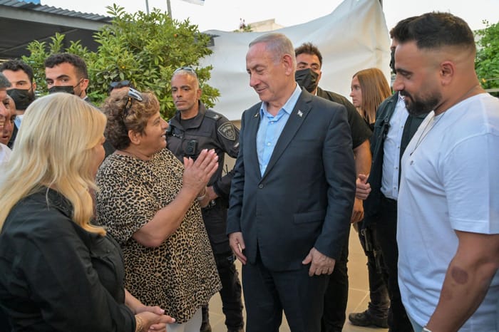 Netanyahu and Rachel of Ofakim.