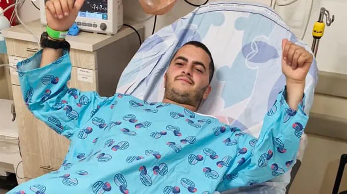 Wounded survivor from the Netzah Yehuda ambush in Gaza