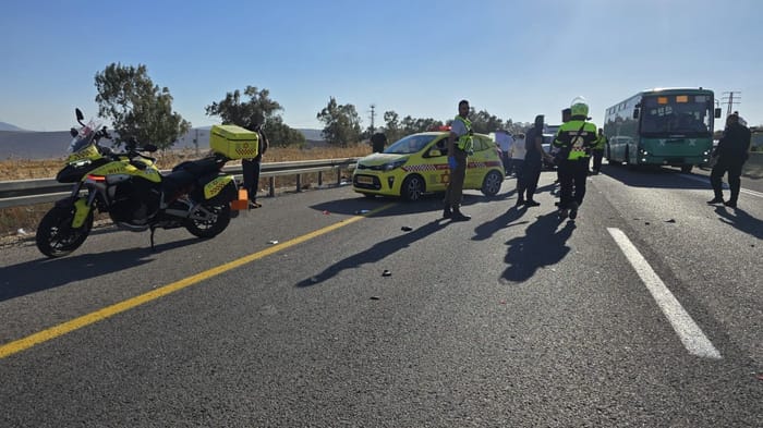 The scene of the accident near Poria Junction
