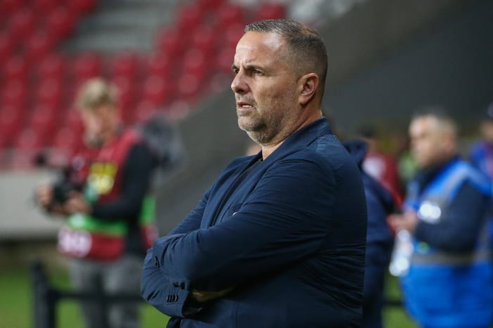 Israel’s national soccer coach Ran Ben Shimon