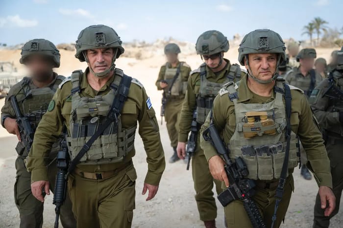 Chief of Staff Eyal Zamir in Gaza