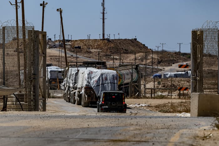 Aid arrives in Gaza