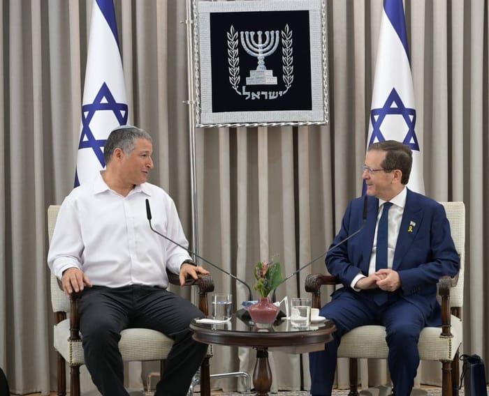 David Zini and President Herzog
