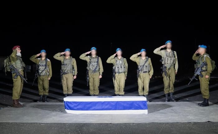 Coffin of Hostage remains returned to Israel 