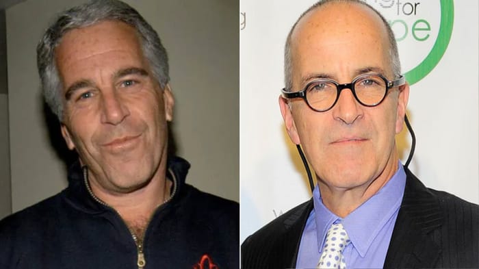 Jeffrey Epstein and his brother Mark Epstein