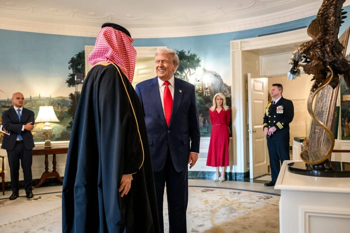 Trump meets Bin Salman