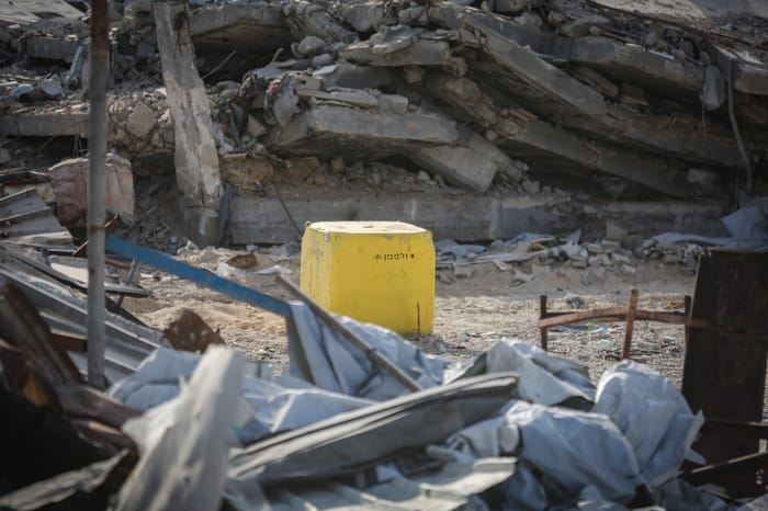 Buffer zone east of Jabalia, November 2025