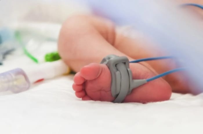 Hospitalised child