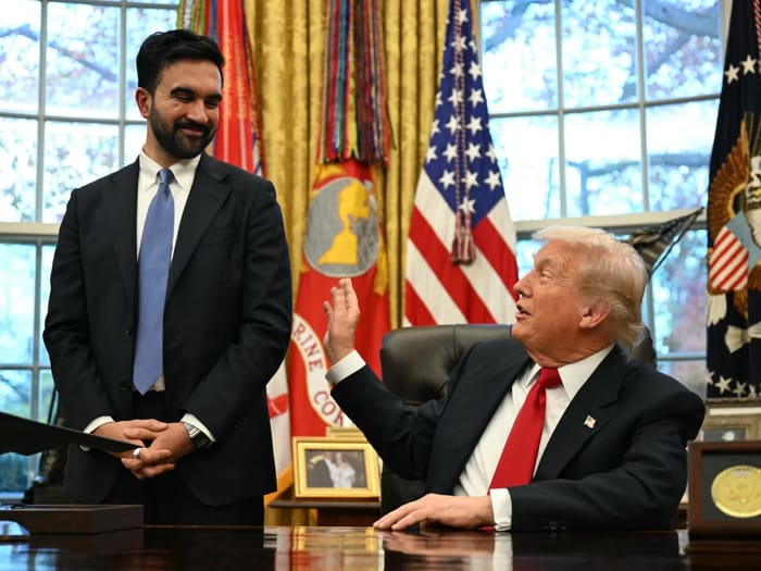 NYC Mayor-Elect Mamdani at White House Meeting with Trump
