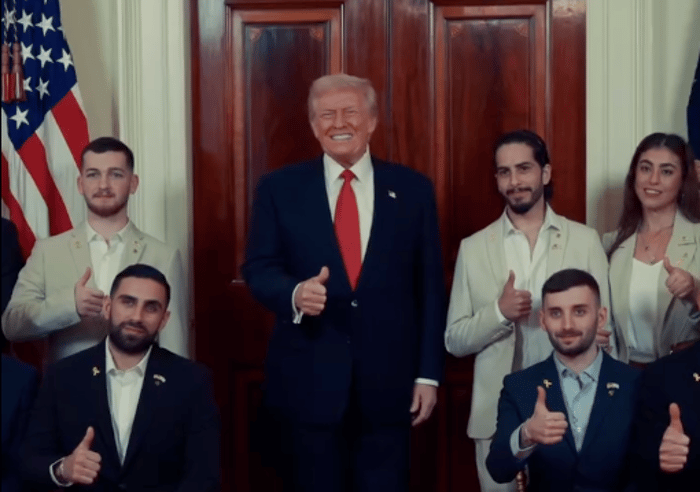 President Trump hosts freed Israeli hostages, November 20,2 205