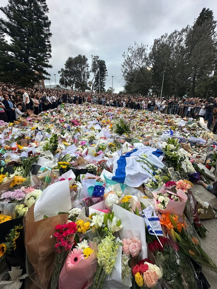 Scene of Bondi Beach Massacre, 15 December 2025