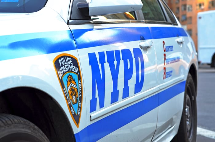 Police Car in New York City of the USA
