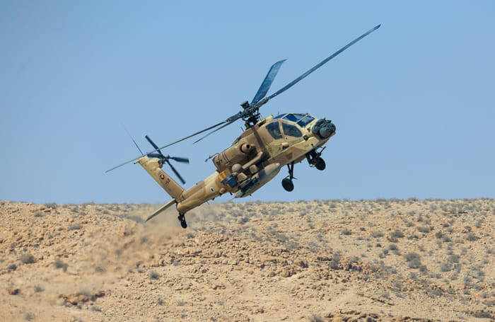 Apache helicopter