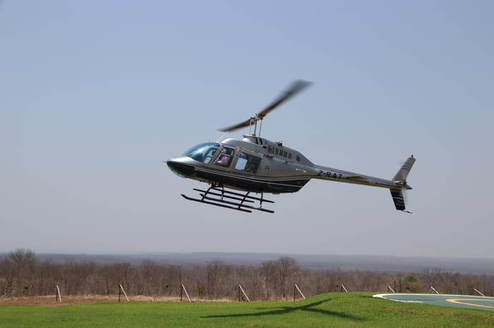 Helicopter landing