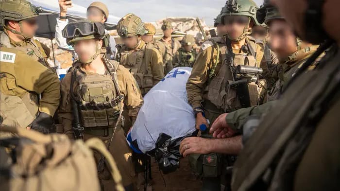 IDF recovering the body of Staff Sergeant Ran Gvili