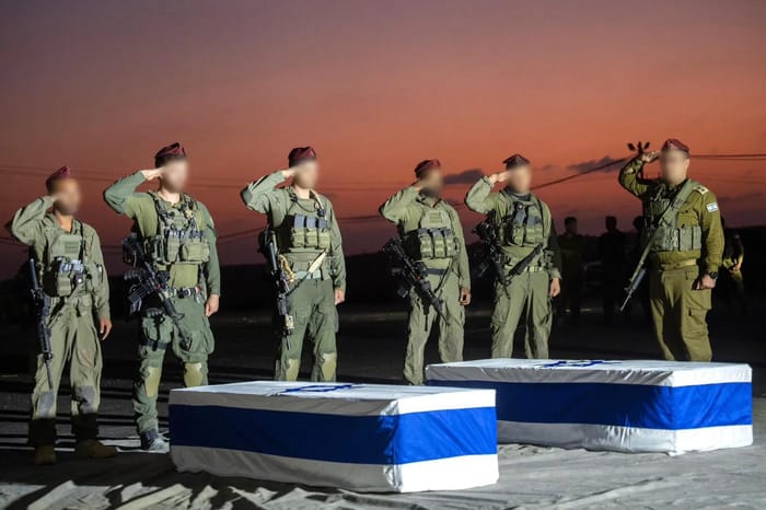Returning slain hostages to Israel