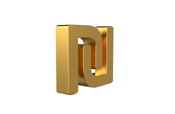 Gold Shekel sign