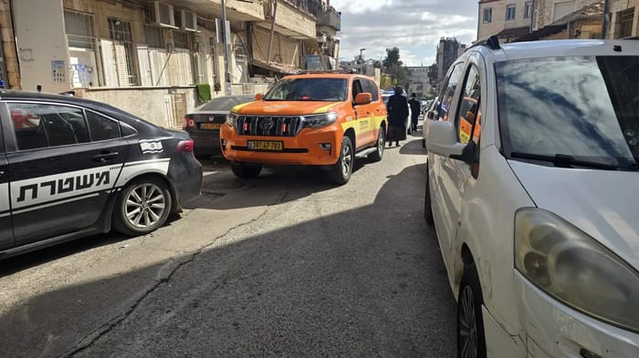 Scene of the crime, Meah Shearim, Feb 4, 2026