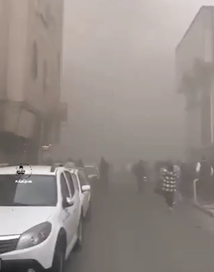 Fire  at Power Plant Cooling Tower in Western Tehran