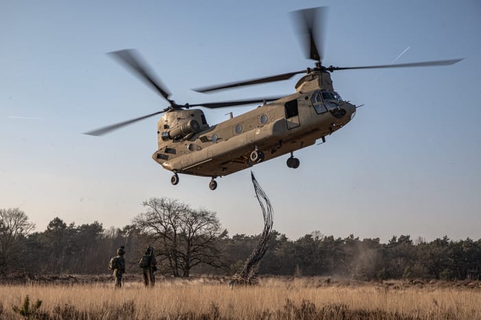 Illustrative: Military helicopter