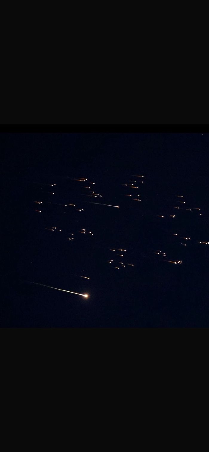 Cluster bombs over Israel