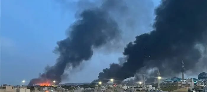 IAF strikes in Iran