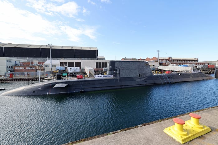 British Nuclear Submarine HMS Anson
