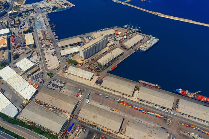Port of Beirut in Lebanon