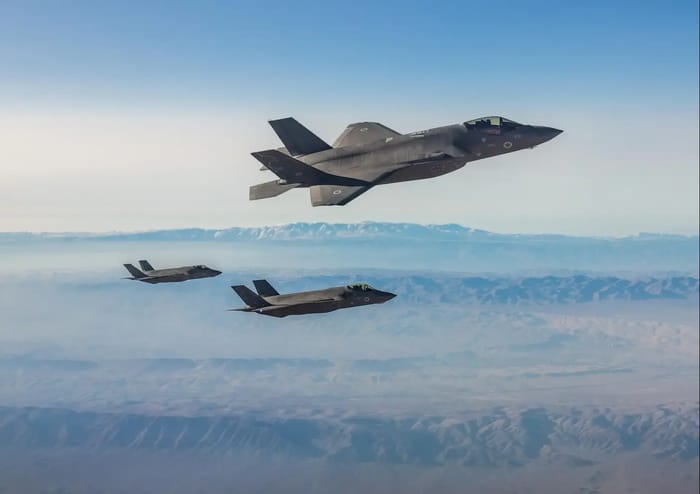 IAF striking in Iran