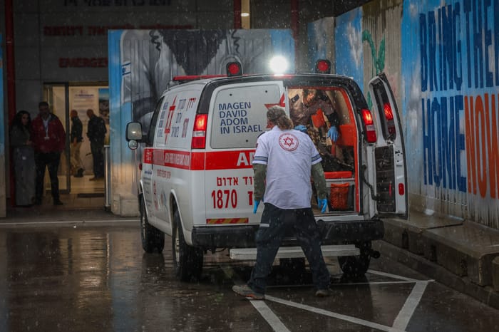 Paramedic at Ziv Hospital, March 23, 2026