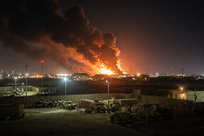 Iranian strikes in the Middle East