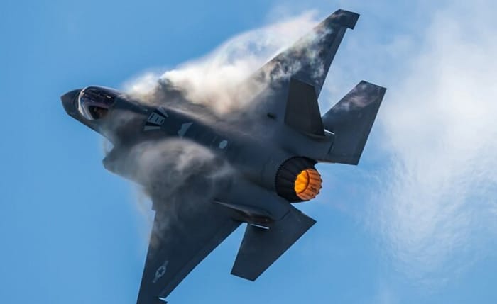 American fighter jet