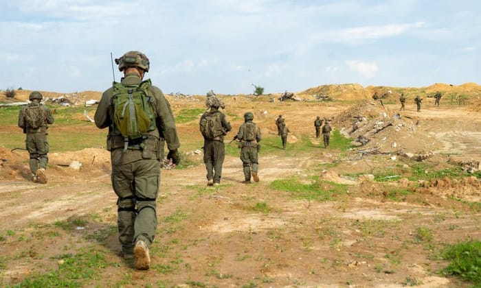 IDF soldiers. Illustration.