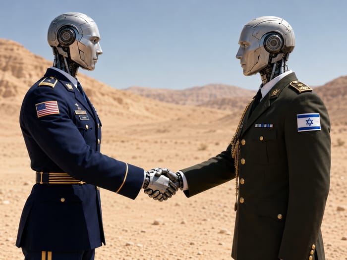 The future of Israel-US military cooperation might be robots in a desert.