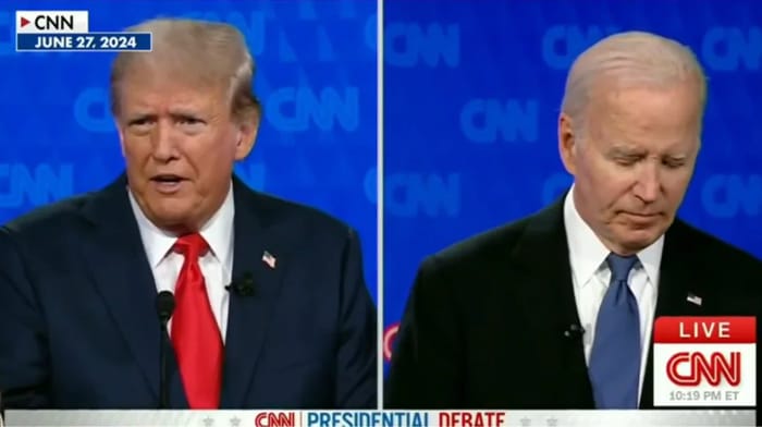Famous debate between Trump and Biden