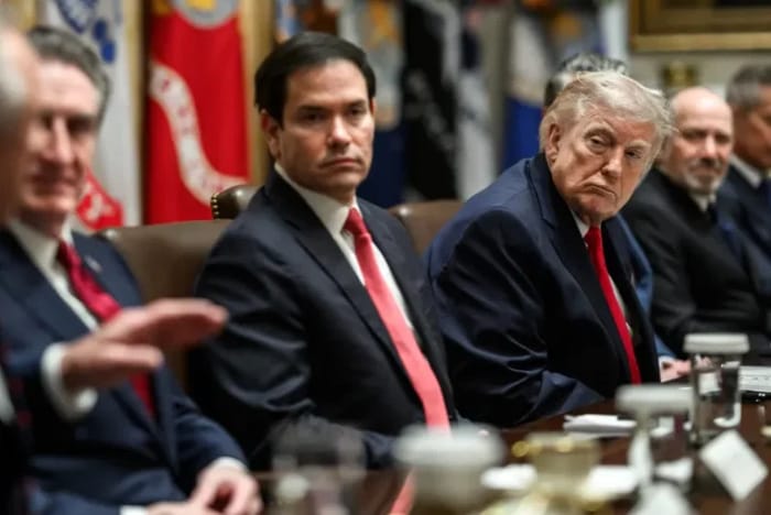 President Donald Trump and Marco Rubio