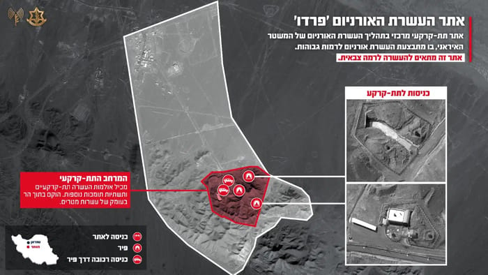 IAF striking in Iran