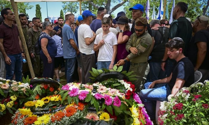 Funeral of Cpt Eitan Lemberg, HYD