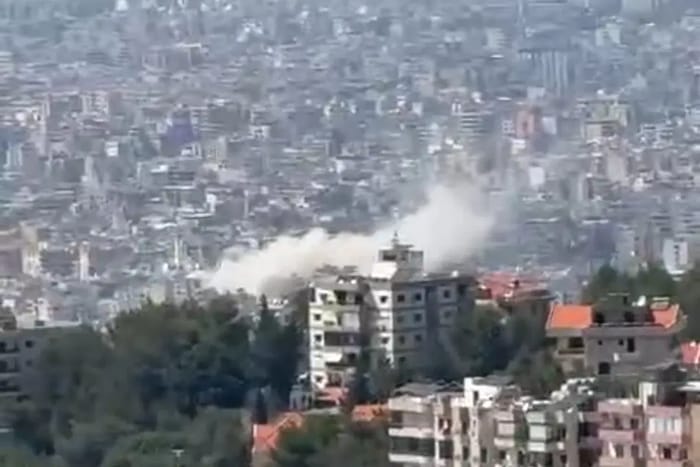 IAF strikes in Dahiyeh Beirut