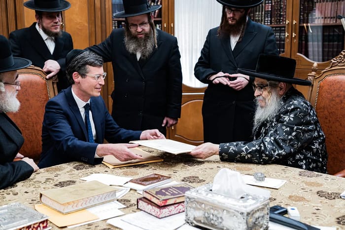 Martin Marks and the Satmar Rov