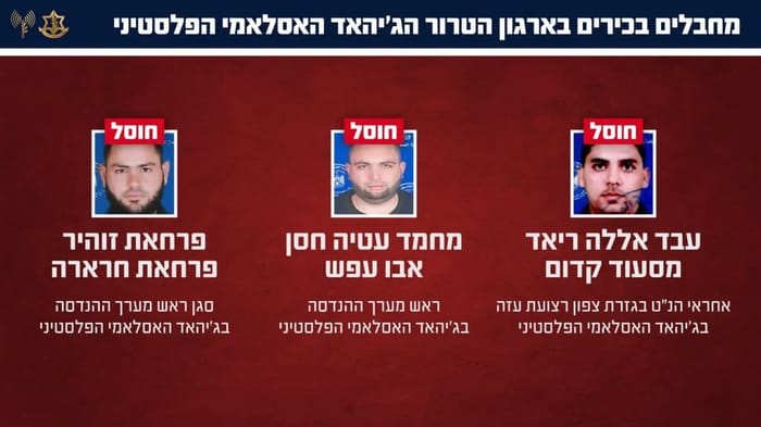 Eliminated PIJ terrorists
