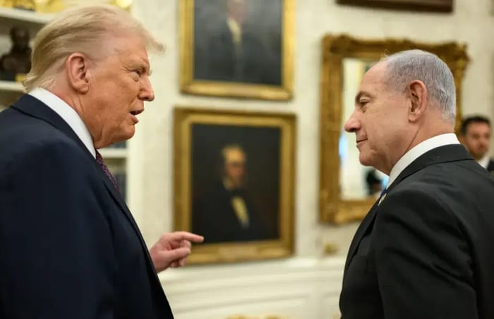 President Donald Trump and Israeli PM Benjamin Netanyahu