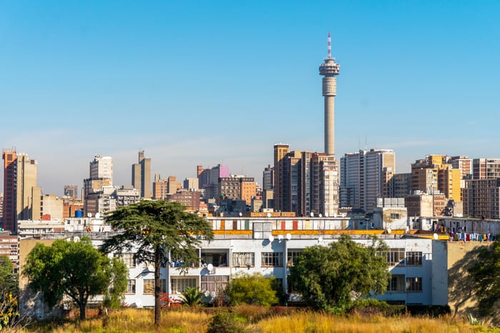 Downtown Johannesburg.