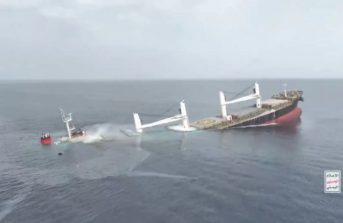 Ship sinking
