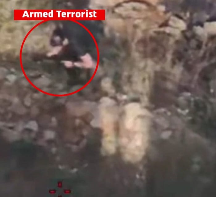 Armed terrorist