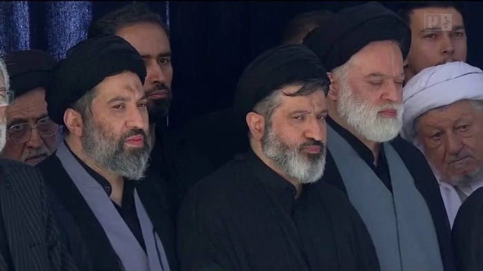 Ali Khamenei's sons attend his fuenral (except for Mojtaba)