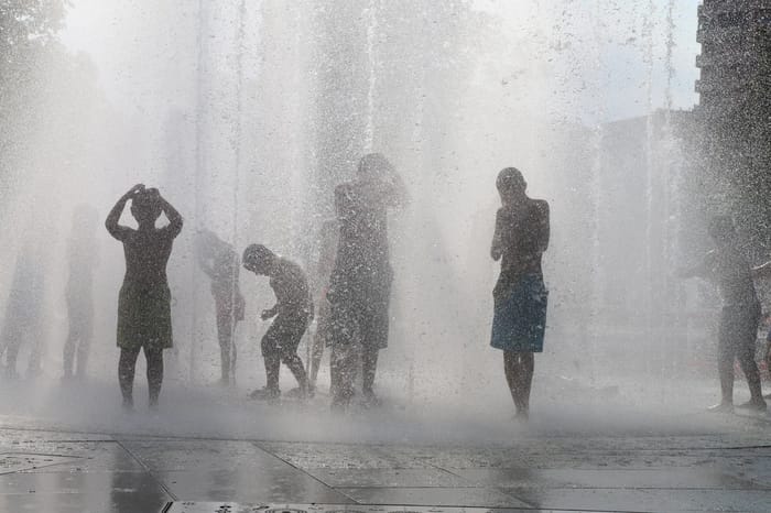 enduring the heat wave across Europe