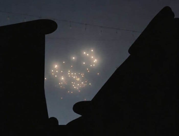 Missiles over the middle east