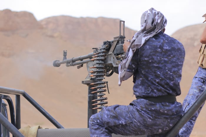 Houthis firing in the Red Sea
