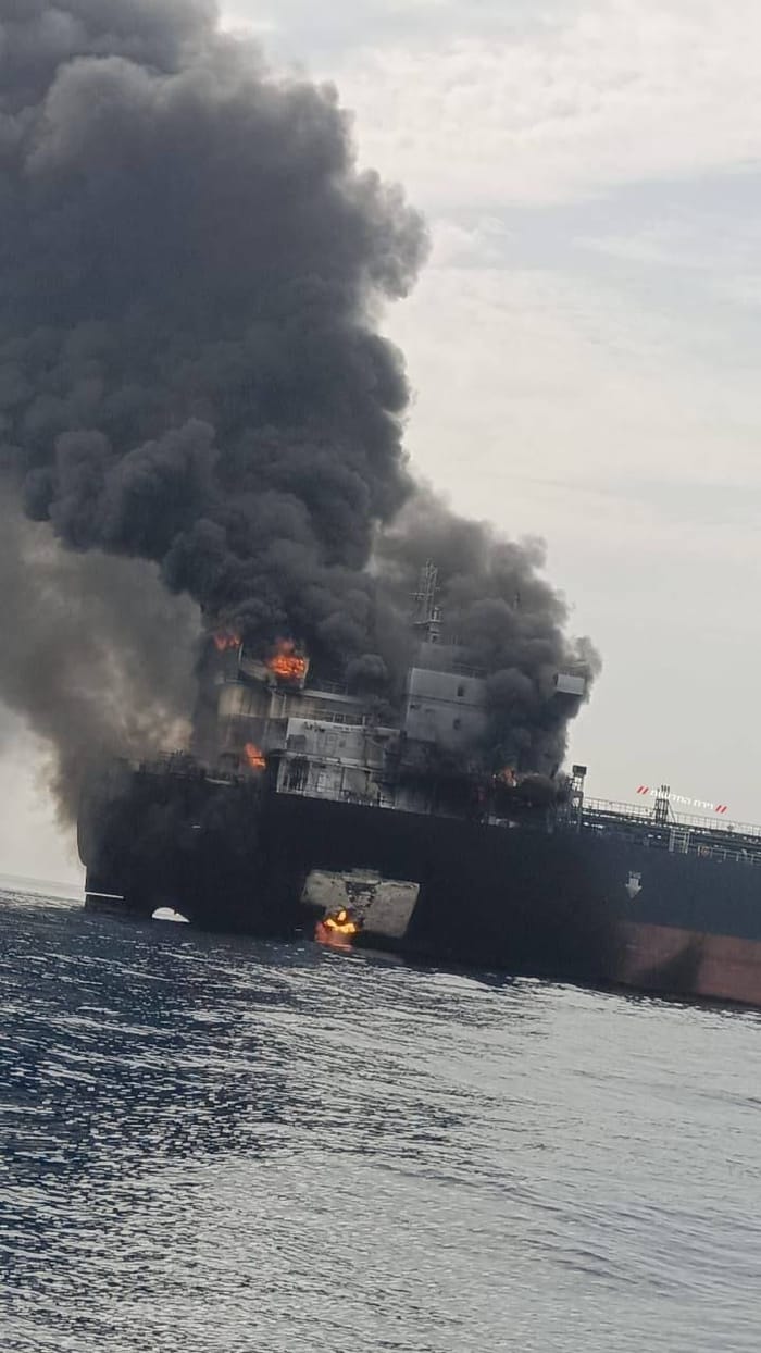 Iran strikes Vessel on Strait of Hormuz